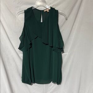 Gibson Latimer Forest Green Textured Top